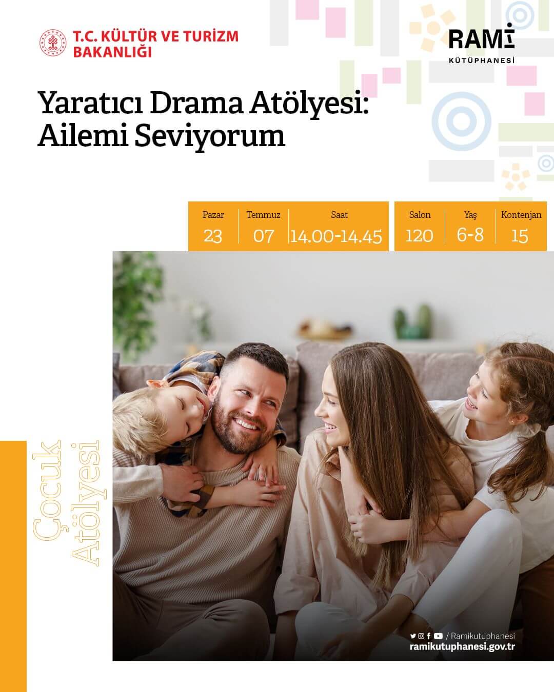 Rami Kütüphanesi - Yaratıcı Drama Atölyesi: Ailemi Seviyorum